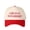 Red, variant on Coffee is Our LoveLanguage Letter Embroidered Color Block Trucker Hat Unisex Adjustable Cotton Breathable Fashion Cap for Travel Daily Wear
