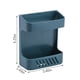 thumbnail image 5 of Bearachild Control remoto Teléfono celular Caja de almacenamiento Soporte de control remoto montado en la pared Cepillo de dientes de plástico Almacenamiento y organización del hogar, 5 of 6