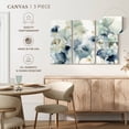 thumbnail image 5 of Elephant Stock Glorious Ginkgo Wall Art - Horizontal Multi Panel Canvas - Living Room Wall Decor - Floral And Botanical Multi Panel - Blue And Brown Decor By Carol Robinson - 57" x 36", 5 of 8