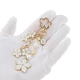 thumbnail image 5 of Unique Bargains 1 Pc Handbag Charm Keychain Flower Bag Accessories White, 5 of 6