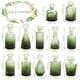 thumbnail image 3 of Set de 12 jarrones de cristal UPBUD, color verde, para decoración de bodas, 3 of 8