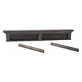 thumbnail image 4 of Home Wall Decorative Antique Brass Hardware 8 Hook Coat Rack - Black, 4 of 7