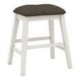 thumbnail image 6 of Furniture of America Ablania Wood 5-Piece Counter Dining Table Set in Off White, 6 of 17