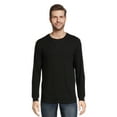 thumbnail image 4 of George Men's Long Sleeve Henley Shirt and Thermal Crewneck Tee, 2-Piece, Sizes XS-5XL, 4 of 6