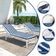 thumbnail image 5 of Cojines para Tumbona de Exterior Iheqard para Patio 2 Piezas Azul Marino, 5 of 7