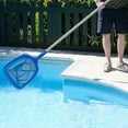 thumbnail image 4 of Pool Cleaning Tools,Swimming Pool Leaf Skimmer Net,Telescopic Aluminum Pole 4 Sections,Fine Mesh Net for Leaves Debris,Professional Pool Maintenance Equipment, 4 of 7