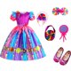 thumbnail image 1 of Vestido de princesa de lujo con varita de piruleta para niña, disfraz de graduación, ropa de fiesta de cumpleaños zhangyuxiang unisex, 1 of 2