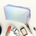 thumbnail image 7 of Vocoste Purple Travel Makeup Bag Portable Toiletry Bag Small Cosmetic Organizer for Women Gradient, 7 of 7