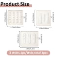 thumbnail image 2 of 3Pcs 3 Styles Nail Art Silicone Molds Flower Nail Charms Flowers Design Mold Carving Template Floral Nail, 2 of 6