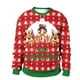 thumbnail image 5 of Suéter con estampado digital 3D para Navidad, jersey de manga larga con cuello redondo, holgado, de gran tamaño, para parejas, 5 of 5