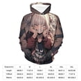 thumbnail image 2 of Himiko Toga Unisex Adult Hoodie Casual Hooded Sweatshirt Pullover Novelty 3D Printed Sweater Jacket XL, 2 of 8
