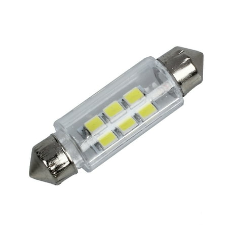 

38mm White 6 SMD LED Car Interior Dome Light Lamp Bulb DC 12V New