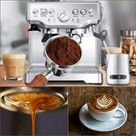 

54MM for 8 Series Wood Handle Stainless Steel Coffee Espresso Machine Set of 5