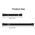 thumbnail image 2 of Buckleless Elastic Belt Universal Adjustable Buckleless Solid Color Belt For Men And Women Men Dress Belt Leather Click Click Click Leather Belt Mens Mens Jean Belt Stealth Belt Buckle Leather Work, 2 of 3
