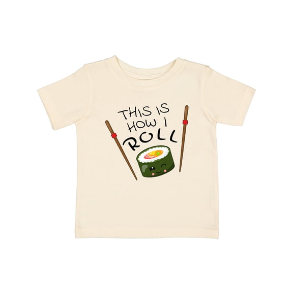 Inktastic This is How I Roll Cute Sushi Boys or Girls Baby T-Shirt