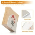thumbnail image 5 of Yayeee Napkin Holder for Table Kitchen Paper Tissue Organization, Pink Flower, 5 of 8