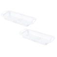 thumbnail image 1 of Oleegame 2PC Shower Soap Dish With Hook Household Retractable Vegetable Sink Drain Basket Kitchen Sink Drain Rack White, 1 of 9
