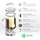 thumbnail image 5 of Taza de café asobu con aislamiento de acero inoxidable, 350 ml (negra), 5 of 8
