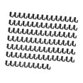 thumbnail image 2 of 100 ganchos con clip para armario, ganchos para colgar toallas, para llaves, para estantes oficina, armario baño, estantes alambre para tazas Negro, 2 of 8