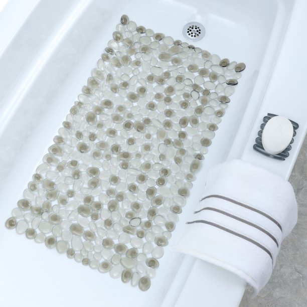 SlipX Solutions 17" x 30" Pebble Bath Mat