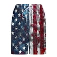 thumbnail image 6 of PNTUTB Summer Men's Fashion Printed Casual Loose Comfortable Elastic Drawstring Lined Beach Shorts with Pockets, 6 of 6