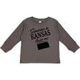 thumbnail image 3 of Inktastic Someone in Kansas Loves Me Boys or Girls Long Sleeve Toddler T-Shirt, 3 of 5