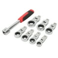 thumbnail image 2 of Llave de trinquete Flexible ANGGREK 8 Uds 7 cabezales acero de vanadio 72 dientes, 2 of 8
