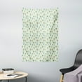 thumbnail image 1 of Woodland Tapestry, Repeating Pastel Themed Pattern with Floral Design Trees, Wall Hanging for Bedroom Living Room Dorm Decor, 40W X 60L Inches, Pastel Green Multicolor, by Ambesonne, 1 of 2
