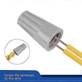 thumbnail image 2 of 1000 Pcs Gray Wire Caps Electrical, Insulating Insert Twist Nuts on Wire Connectors (AWG 22-16), 2 of 4
