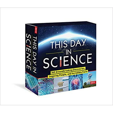 2019 This Day In Science Fun Facts Boxed Desk Calendar Walmart