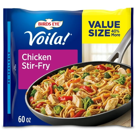 Birds Eye Voila! Chicken Stir Fry, Frozen Meal, 60 oz. Value Size Bag