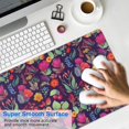 thumbnail image 4 of Long Mouse Pads for Desk,Pioneer Flower Floral Print Pattern Desk Mats on Top Of Desks, Desk Mouse Pad Extra Large with 3mm Non-Slip Base and Stitched Edge for Gaming,Office,Work,Home 31.5"x15.7", 4 of 6