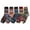 #1183-Multicolor, variant on Women's Mid-Calf Rabbit Wool Socks, Thick and Warm Thermal, Color-Blocked for Fall and Winter Daily Use