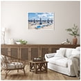 thumbnail image 4 of Amanti Art Italian Beach Umbrellas Wood Framed Wall Art Print, 4 of 7