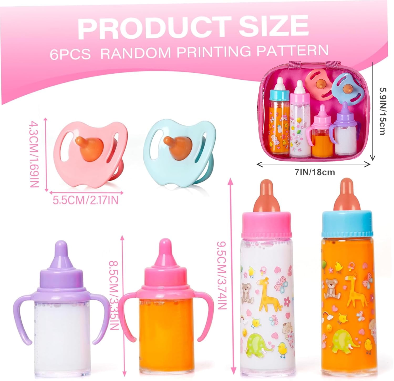 【egg X BabylClub】 Candy velour set up ♥2Colors Exquisite Buggy FASH N KOLOR Doll Feeding Set | 4 Piece Baby