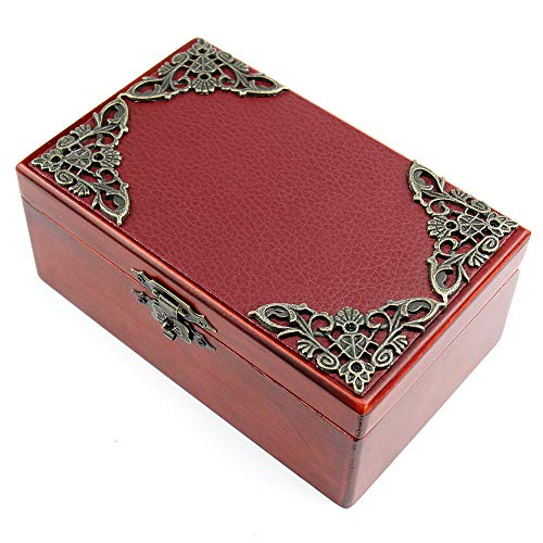 Sinzyo Merry Go Round Of Life Music Box - Vintage Wood Carved Wind-Up Musical Box