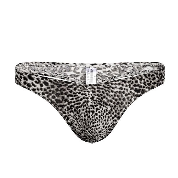 HoWD Underwear Leopard Print Breathable Men T Shape Underpants Thongs ...