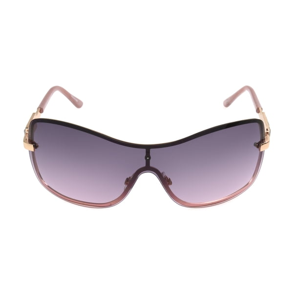 Foster Grant - Foster Grant Women's Rose Gold Mirrored Shield Sunglasses L09 - Walmart.com 