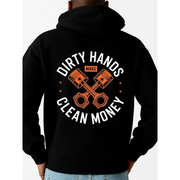Dirty Hands Clean Money hoodies men sweater hoodie black hoodies for autumn and winter Clothing high quality Casual Unisex Shirt Cotton tshirts