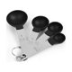 thumbnail image 2 of Toystoory 8Pcs Measuring Tools With Scale DIY Accessories Baking Cups Handle Set Teaspoon Stainless Steel Plastic Spoons Suministros de limpieza para el hogar, 2 of 6
