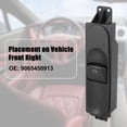 thumbnail image 2 of Auto Front Right Passenger Side Power Window Control Switch Replacement for Mercedes-Benz Sprinter 2500 9065450913, 2 of 6