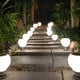 thumbnail image 3 of Billuyoard Luz de columna redonda de acero inoxidable, lámpara de poste alimentada por energía Solar, herramienta de iluminación de pilar de camino de Iluminación y accesorios Luz blanca 25cm Billuyoard HA072933-03, 3 of 6