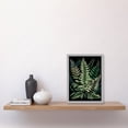 thumbnail image 2 of Different Fern Fronds Detailed Leaves Illustration Artwork Framed Wall Art Print A4, 2 of 4