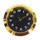 thumbnail image 3 of Reloj redondo clásico con mecanismo de bricolaje, esfera de reloj, mini reloj fácil de leer Negro, 3 of 9