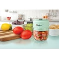 thumbnail image 5 of Cordless/Rechargeable Chopper with USB cord & Glass Bowl, Green, 5 of 5