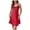 Red, variant on Night Shirts for Women Sleepwear Lingerie Satin Chemise Lingerie Slips Sleep Dress Slips Plus Size Womens Clothing,Black,M