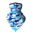 thumbnail image 2 of Scarf Mask Bandana with Ear Loops, Neck Gaiter Balaclava Dust UV Sun Protection Outdoors Face Mask for Women Men, 2 of 2