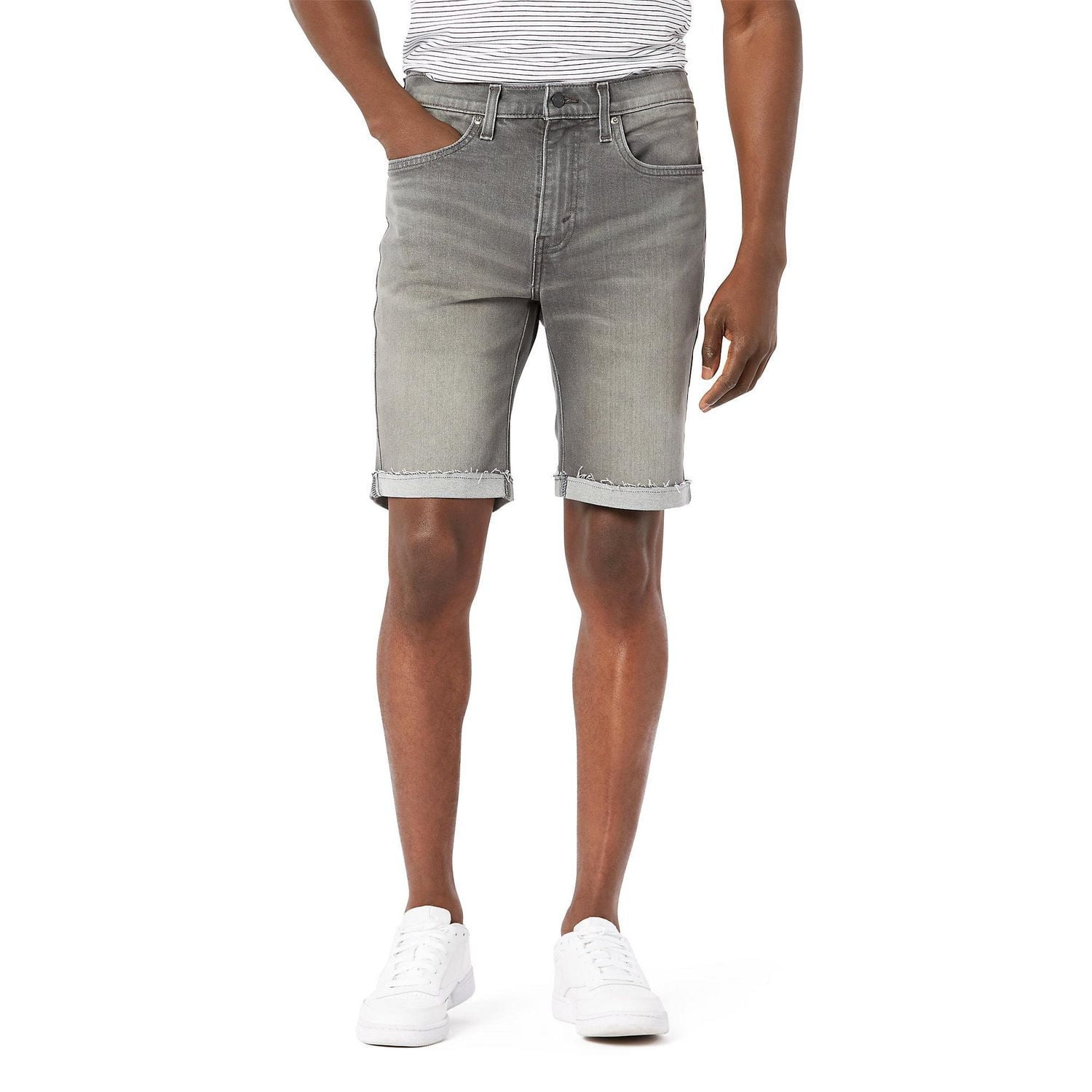 Levi Strauss Signature Men's Slim Fit Cuffed Shorts