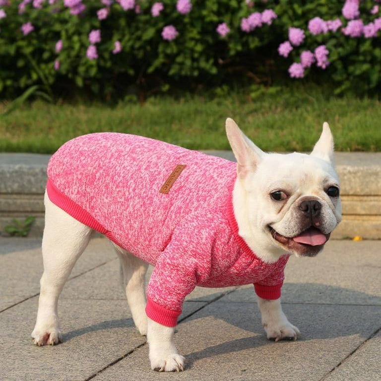 YUEHAO Dog Sweaters for Small Dogs Pet Dog Puppy Classic Sweater