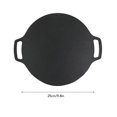 thumbnail image 5 of Korean Grill Pan with Non Stick 6 Layer Coating for Gas Cooker Round Double Handle BBQ Griddle for Outdoor Camping 25cm/9.8in, 5 of 5